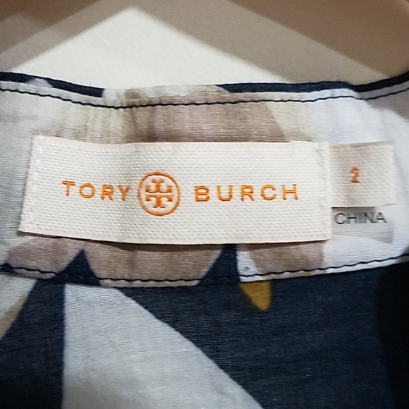 Tory Burch tulip signature long tunic size 2 - Picture 5 of 8